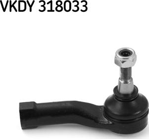 SKF VKDY 318033 - Накрайник на напречна кормилна щанга vvparts.bg