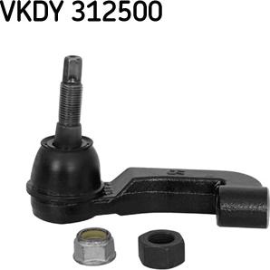 SKF VKDY 312500 - Накрайник на напречна кормилна щанга vvparts.bg