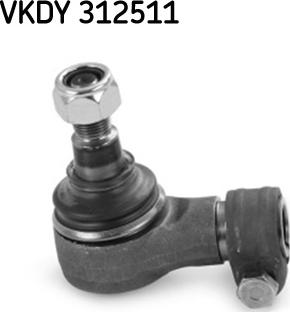 SKF VKDY 312511 - Накрайник на напречна кормилна щанга vvparts.bg