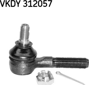 SKF VKDY 312057 - Накрайник на напречна кормилна щанга vvparts.bg