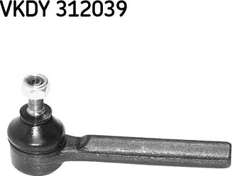 SKF VKDY 312039 - Накрайник на напречна кормилна щанга vvparts.bg