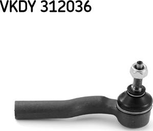 SKF VKDY 312036 - Накрайник на напречна кормилна щанга vvparts.bg