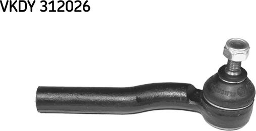 SKF VKDY 312026 - Накрайник на напречна кормилна щанга vvparts.bg