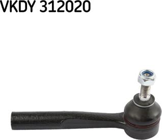 SKF VKDY 312020 - Накрайник на напречна кормилна щанга vvparts.bg