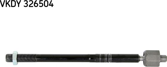 SKF VKDY 326504 - Аксиален шарнирен накрайник, напречна кормилна щанга vvparts.bg