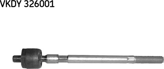 SKF VKDY 326001 - Аксиален шарнирен накрайник, напречна кормилна щанга vvparts.bg