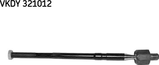 SKF VKDY 321012 - Аксиален шарнирен накрайник, напречна кормилна щанга vvparts.bg