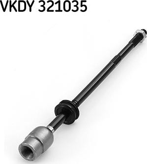 SKF VKDY 321035 - Аксиален шарнирен накрайник, напречна кормилна щанга vvparts.bg