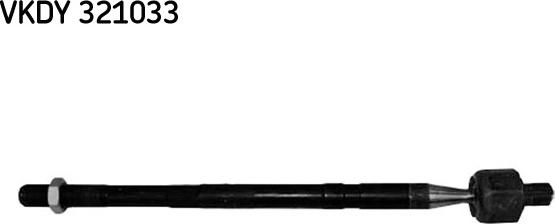 SKF VKDY 321033 - Аксиален шарнирен накрайник, напречна кормилна щанга vvparts.bg