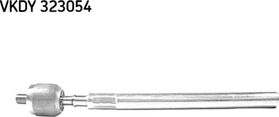 SKF VKDY 323054 - Аксиален шарнирен накрайник, напречна кормилна щанга vvparts.bg