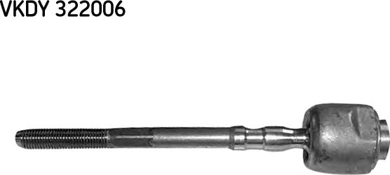SKF VKDY 322006 - Аксиален шарнирен накрайник, напречна кормилна щанга vvparts.bg