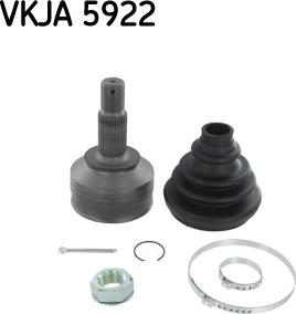 SKF VKJA 5922 - Каре комплект, полуоска vvparts.bg