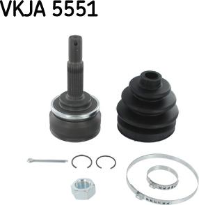 SKF VKJA 5551 - Каре комплект, полуоска vvparts.bg