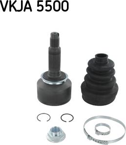 SKF VKJA 5500 - Каре комплект, полуоска vvparts.bg