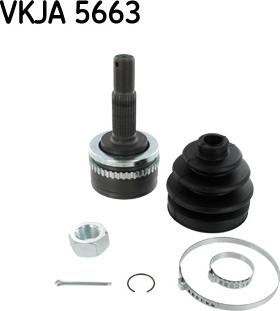 SKF VKJA 5663 - Каре комплект, полуоска vvparts.bg