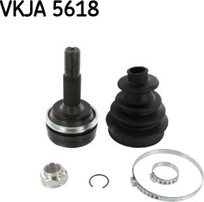 SKF VKJA 5618 - Каре комплект, полуоска vvparts.bg