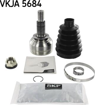 SKF VKJA 5684 - Каре комплект, полуоска vvparts.bg