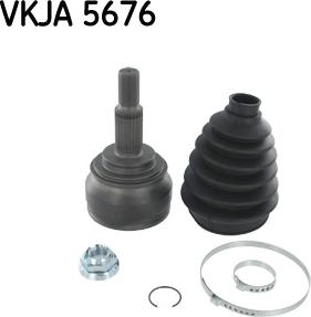 SKF VKJA 5676 - Каре комплект, полуоска vvparts.bg