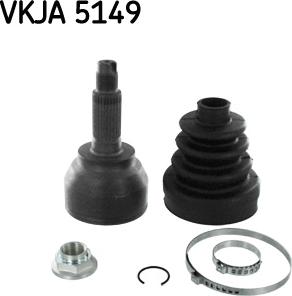 SKF VKJA 5149 - Каре комплект, полуоска vvparts.bg