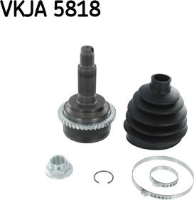 SKF VKJA 5818 - Каре комплект, полуоска vvparts.bg