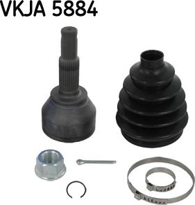 SKF VKJA 5884 - Каре комплект, полуоска vvparts.bg