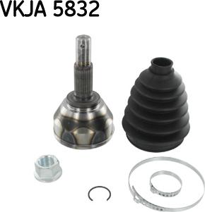 SKF VKJA 5832 - Каре комплект, полуоска vvparts.bg