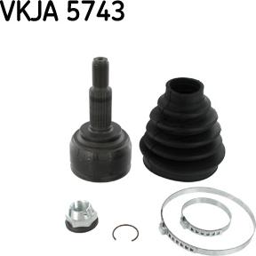 SKF VKJA 5743 - Каре комплект, полуоска vvparts.bg