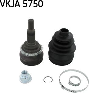SKF VKJA 5750 - Каре комплект, полуоска vvparts.bg