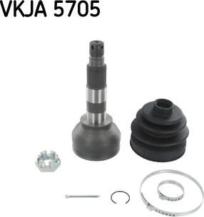 SKF VKJA 5705 - Каре комплект, полуоска vvparts.bg