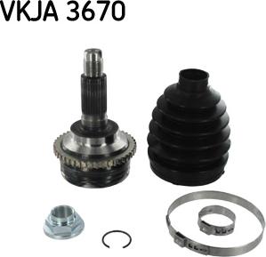 SKF VKJA 3670 - Каре комплект, полуоска vvparts.bg