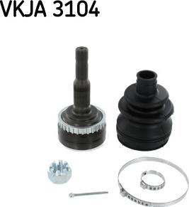 SKF VKJA 3104 - Каре комплект, полуоска vvparts.bg