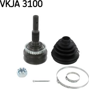 SKF VKJA 3100 - Каре комплект, полуоска vvparts.bg