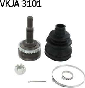 SKF VKJA 3101 - Каре комплект, полуоска vvparts.bg