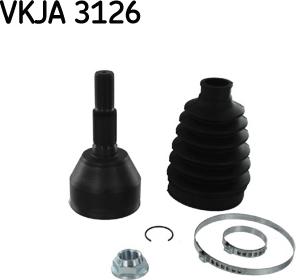 SKF VKJA 3126 - Каре комплект, полуоска vvparts.bg