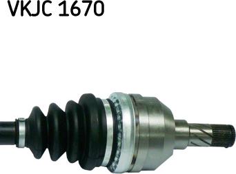 SKF VKJC 1670 - Полуоска vvparts.bg