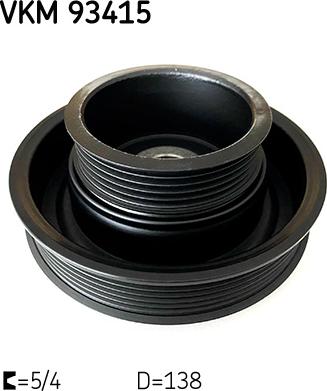 SKF VKM 93415 - Ремъчна шайба, колянов вал vvparts.bg