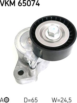 SKF VKM 65074 - Паразитна / водеща ролка, пистов ремък vvparts.bg