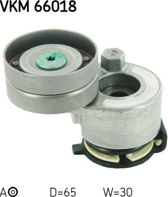 SKF VKM 66018 - Паразитна / водеща ролка, пистов ремък vvparts.bg