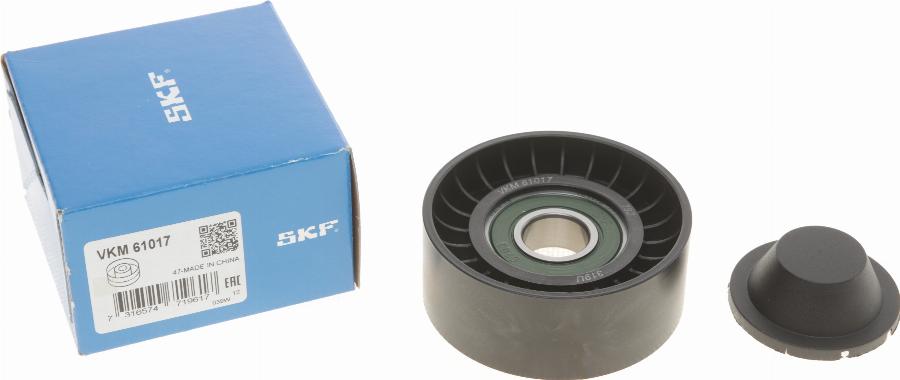 SKF VKM 61017 - Паразитна / водеща ролка, пистов ремък vvparts.bg