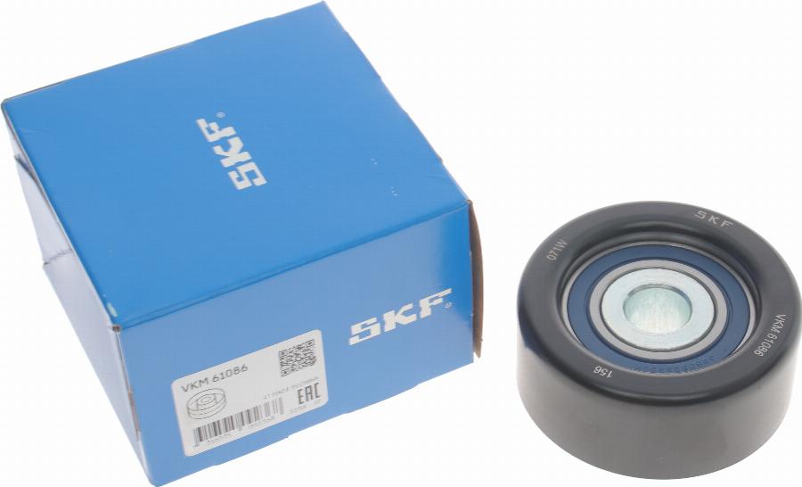 SKF VKM 61086 - Паразитна / водеща ролка, пистов ремък vvparts.bg