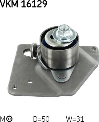 SKF VKM 16129 - Обтяжна ролка, ангренаж vvparts.bg