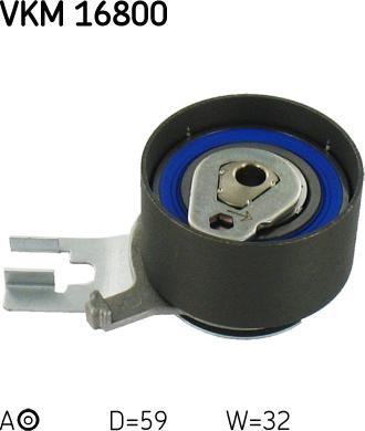 SKF VKM 16800 - Обтяжна ролка, ангренаж vvparts.bg