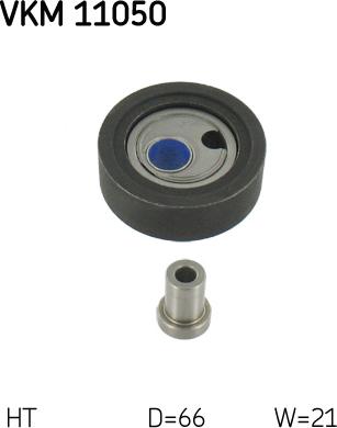 SKF VKM 11050 - Обтяжна ролка, ангренаж vvparts.bg