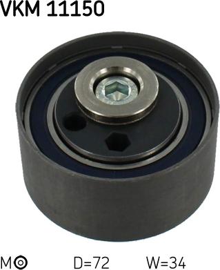 SKF VKM 11150 - Обтяжна ролка, ангренаж vvparts.bg