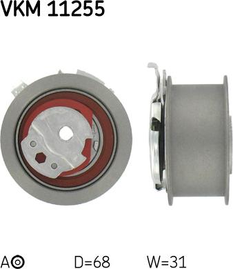 SKF VKM 11255 - Обтяжна ролка, ангренаж vvparts.bg