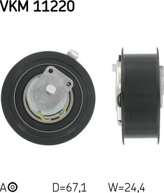 SKF VKM 11220 - Обтяжна ролка, ангренаж vvparts.bg