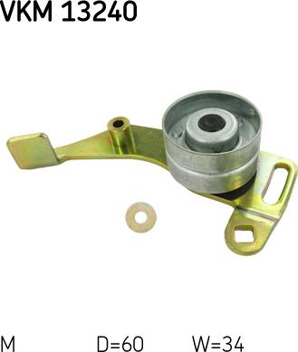 SKF VKM 13240 - Обтяжна ролка, ангренаж vvparts.bg