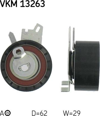 SKF VKM 13263 - Обтяжна ролка, ангренаж vvparts.bg