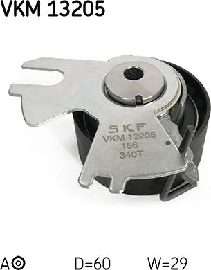 SKF VKM 13205 - Обтяжна ролка, ангренаж vvparts.bg