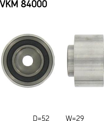 SKF VKM 84000 - Паразитна / водеща ролка, зъбен ремък vvparts.bg